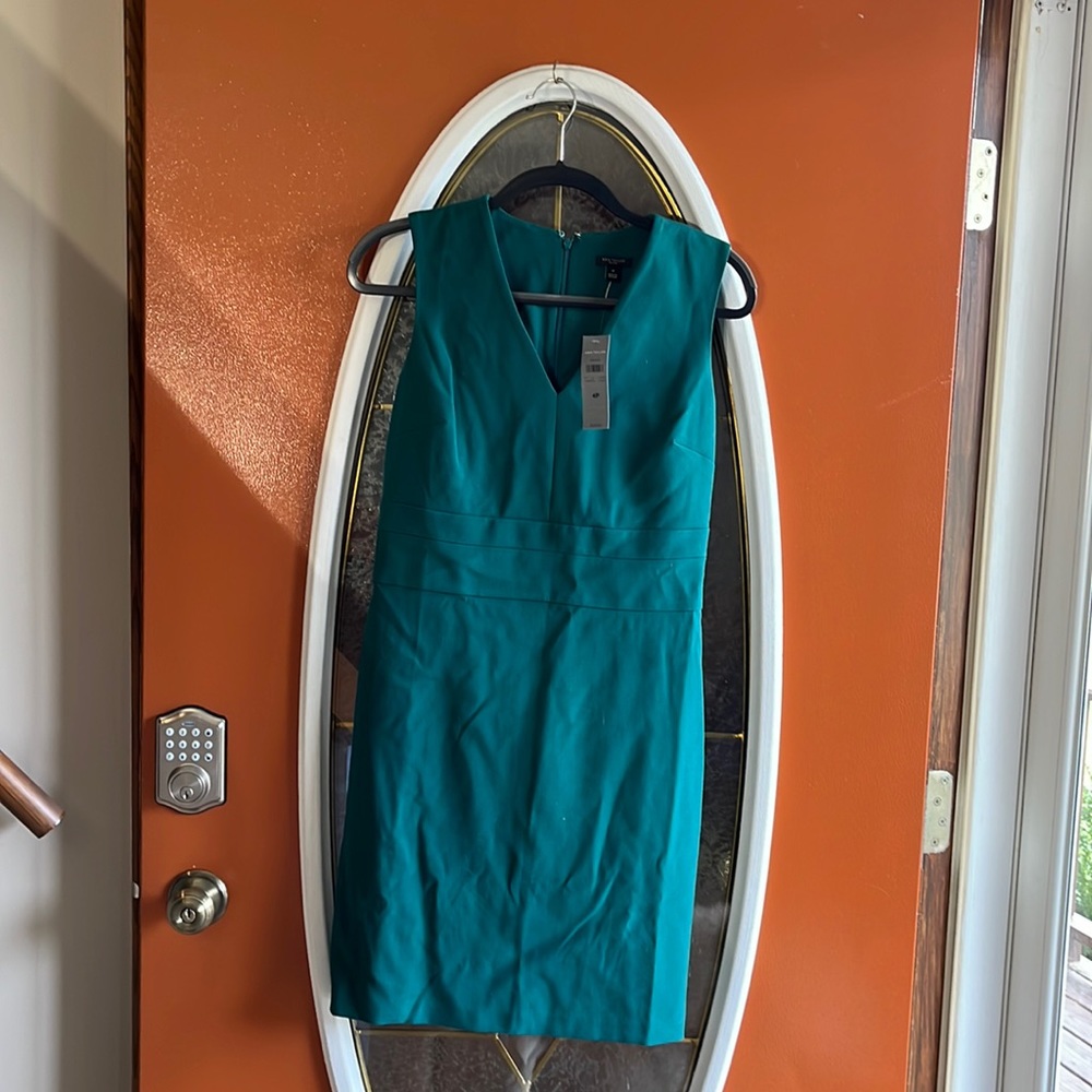 Ann Taylor 4P Teal Dress